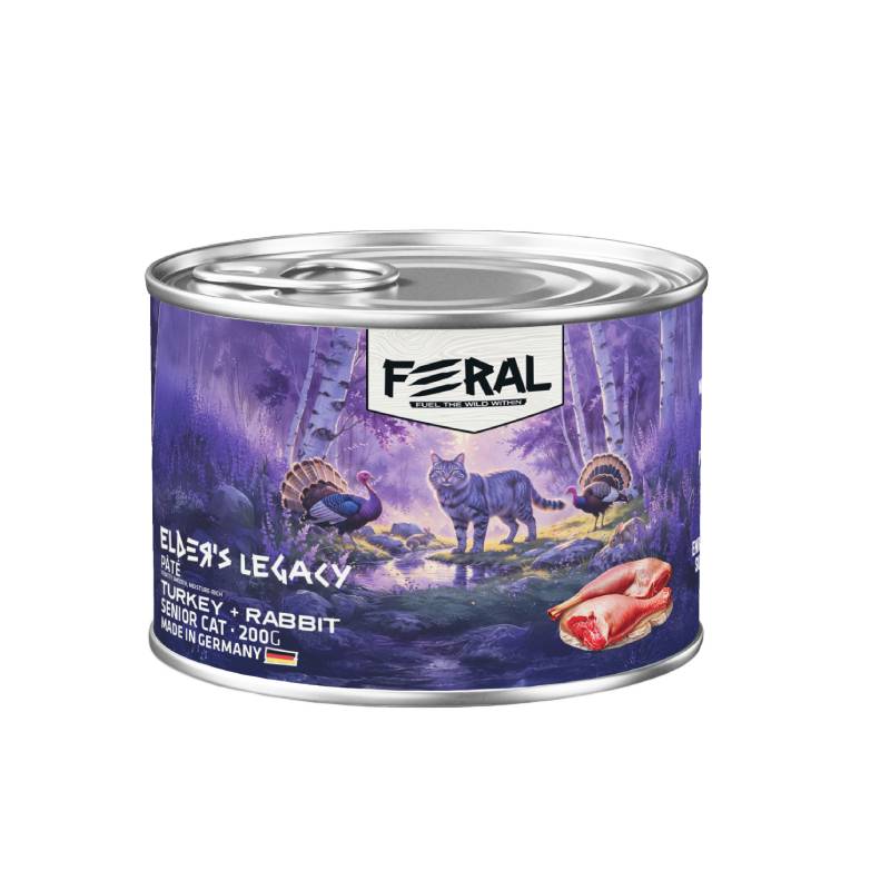 Feral - Paté Senior Elders Legacy Pate Turkey Rabbit