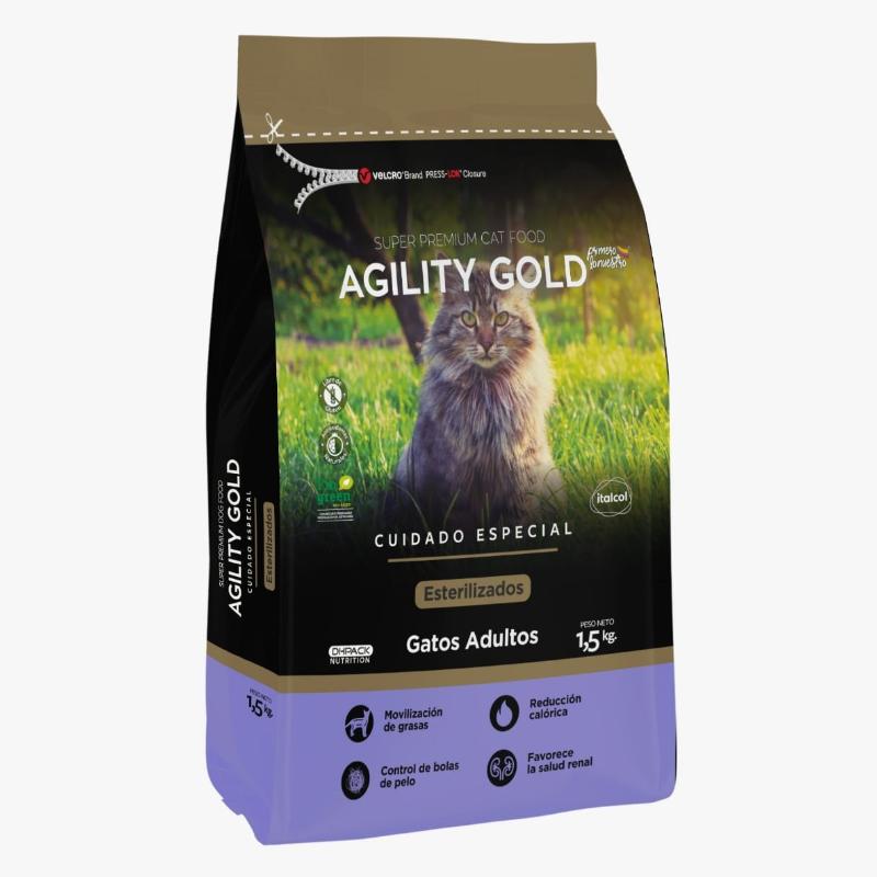 Agility Gold - Gatos Esterilizados 1.5 KG
