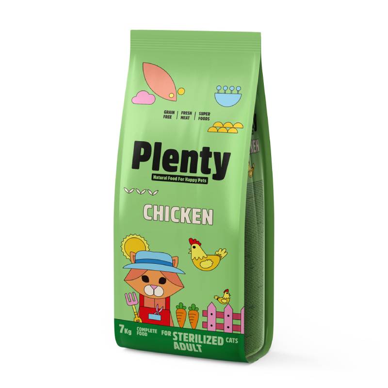 Plenty - Alimento Completo Gato Esterilizado Pollo
