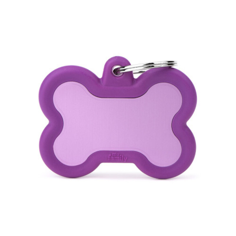My Family - Plaquita Purple Bone Alu Purple Rubber