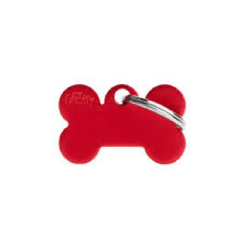 My Family - Plaquita Red Xl Aluminum Bone
