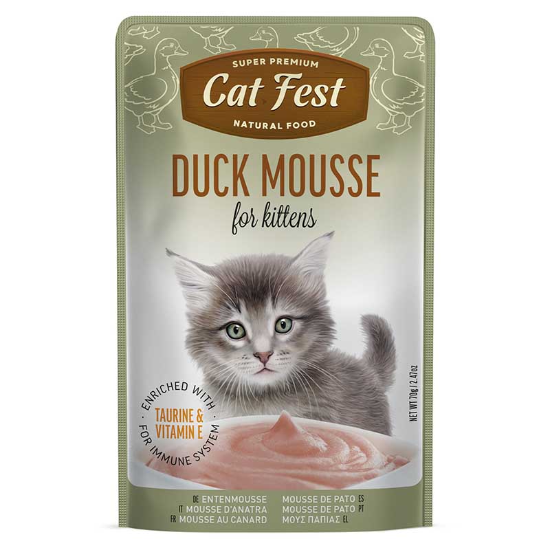 Cat Fest - Mousse De Pato Para Gatito