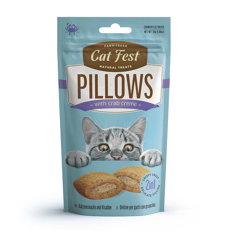 Cat Fest - Snack Relleno De Crema De Cangrejo Para Gatos