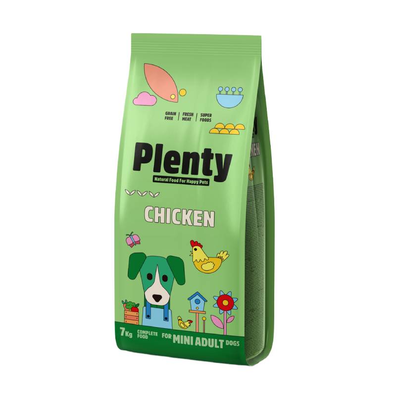 Plenty - Alimento Completo Perro Adulto Mini Pollo